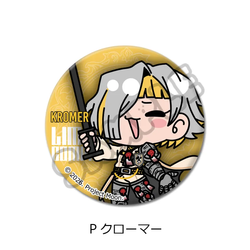 『Limbus Company』 丸形缶バッジ(57mm) P(クローマー)