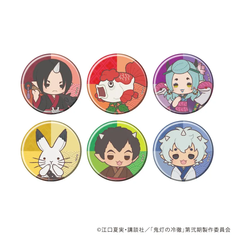 缶バッジ「TVアニメ『鬼灯の冷徹』」07/ブラインド(全6種)(ぽてぬいアート)