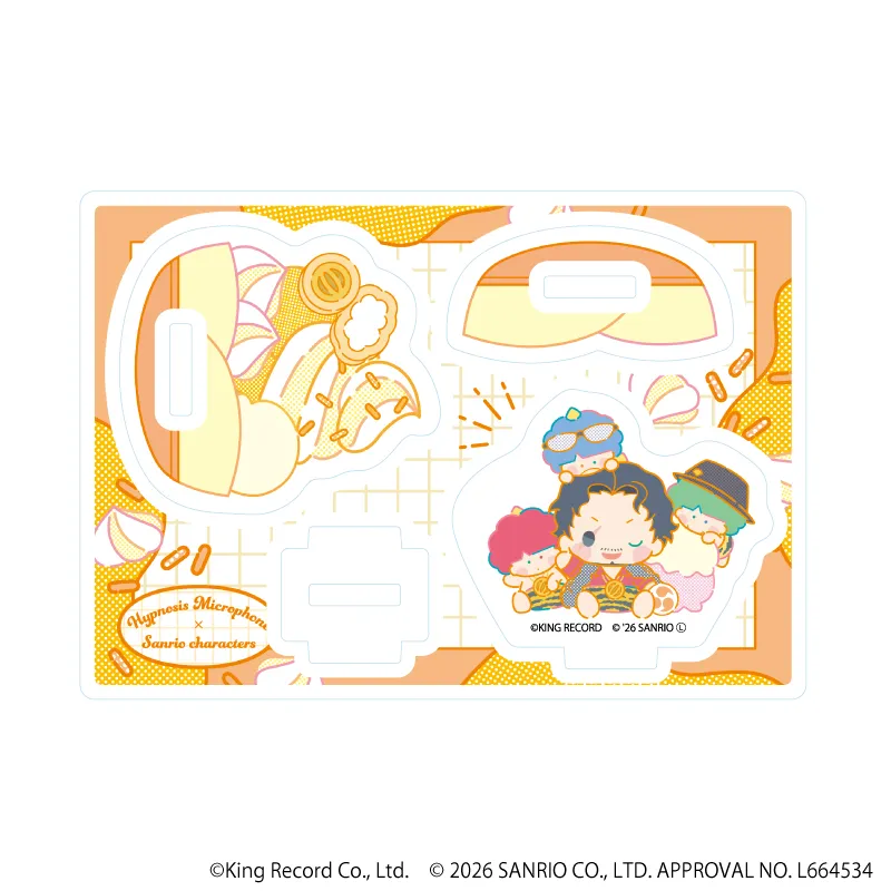 ゆらゆらアクリルスタンド「ヒプノシスマイク SANRIO NAKAYOKU EDIT」15/天谷奴 零×ゴロピカドン(コラボイラスト)※减数可能