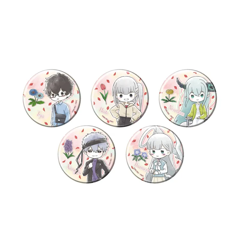 缶バッジ「TVアニメ『リィンカーネーションの花弁』」02/春私服ver. ブラインド(全5種)(グラフアートイラスト)