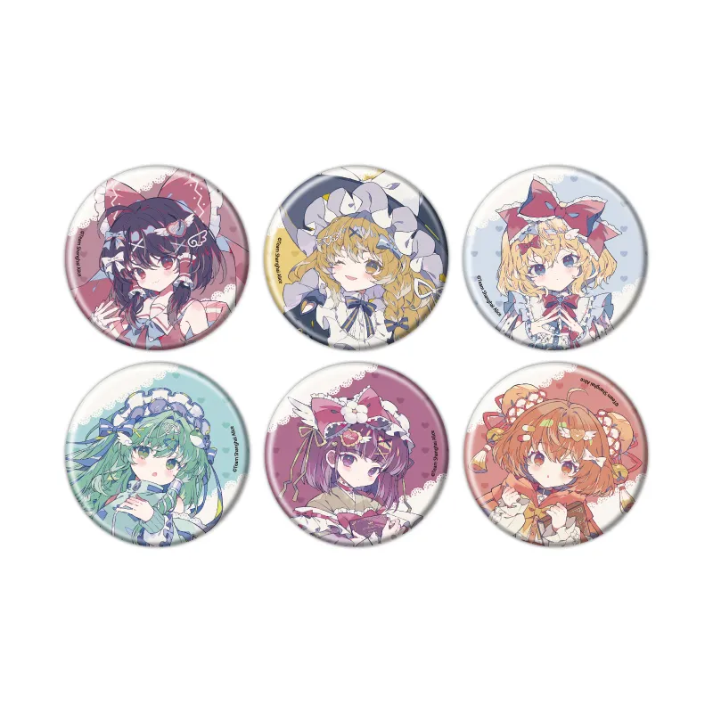 缶バッジ「東方Project」09/天使界隈ver. ブラインド(全6種)(描き起こしイラスト)