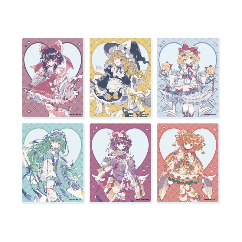 アクリルカード「東方Project」05/天使界隈ver. ブラインド(全6種)(描き起こしイラスト)