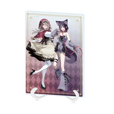 好都合セミフレンド 01 久留真珠海&浜薔薇輝子A(描き下ろしイラスト) アクリルアートボード(A5サイズ)