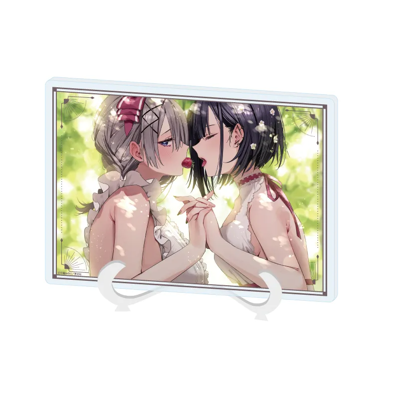 好都合セミフレンド 02 久留真珠海&浜薔薇輝子B(公式イラスト) アクリルアートボード(A5サイズ)