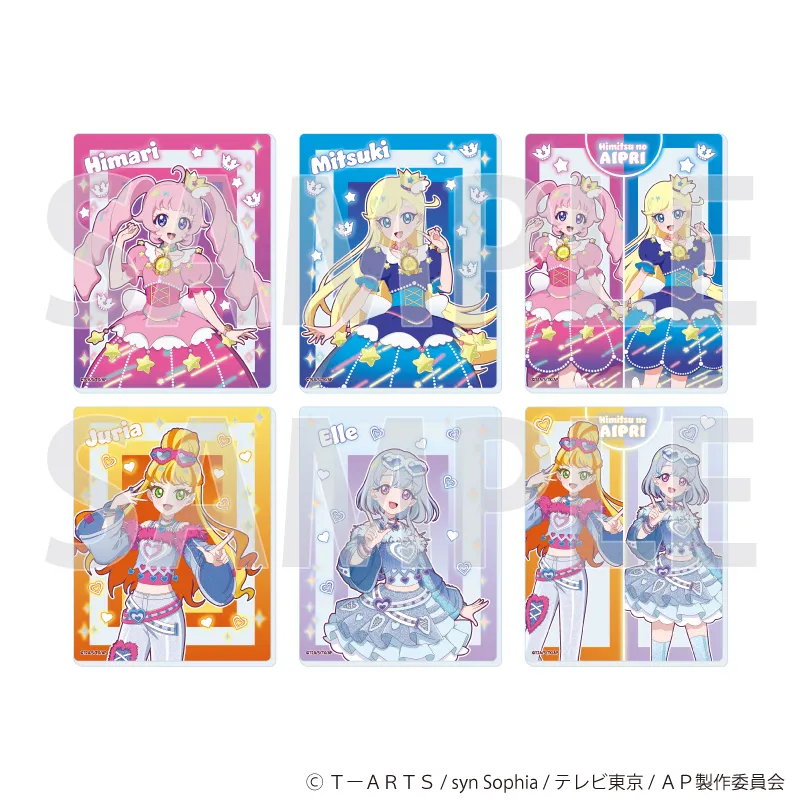 アクリルカード「ひみつのアイプリ」05/デュオコーデver. トレーディング(全6種)(描き下ろしイラスト)