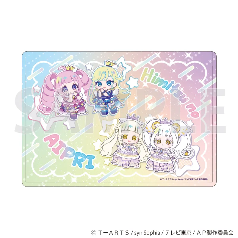 キャラクリアケース「ひみつのアイプリ」07/デザインA デュオコーデver.(ミニキャライラスト)