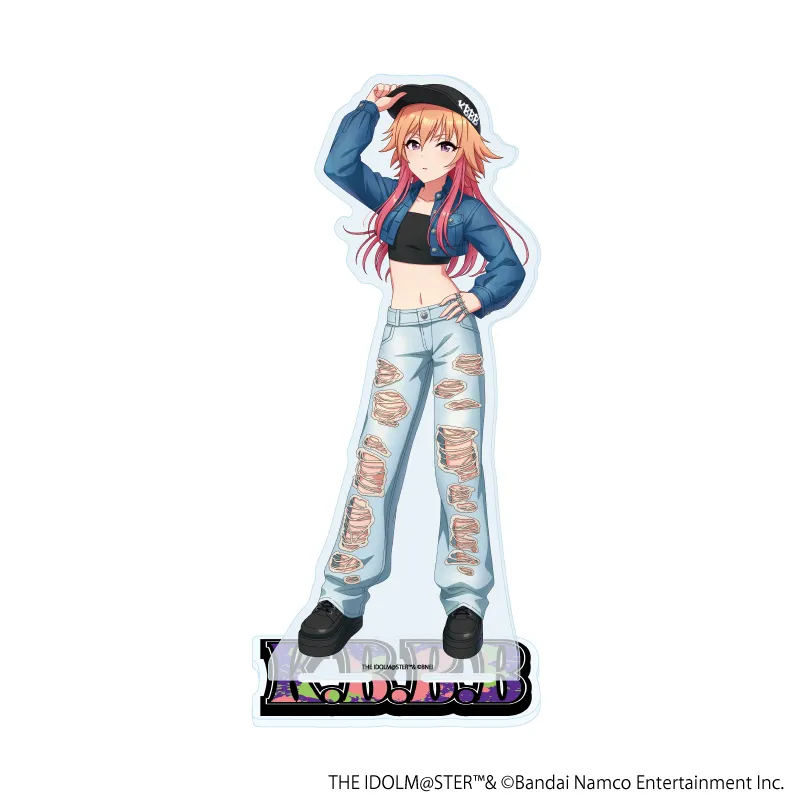 デカアクリルスタンド「アイドルマスター シンデレラガールズ」14/二宮飛鳥 デニム風衣装ver.(描き下ろしイラスト)