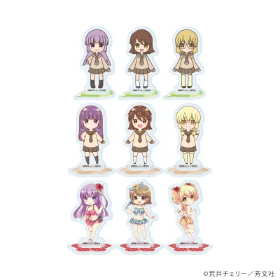 アクリルぷちスタンド「三者三葉」01/ブラインド(全9種)(公式イラスト)