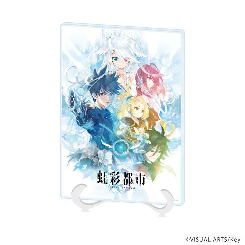 アクリルアートボード(A5サイズ)「虹彩都市」01/集合デザイン(公式イラスト)