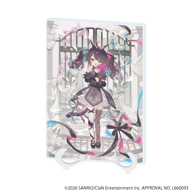 アクリルアートボード(A5サイズ)「にゃんたじあ!」07/ニャマシュヴァ・ルッツ 2026誕生日ver.(公式イラスト)