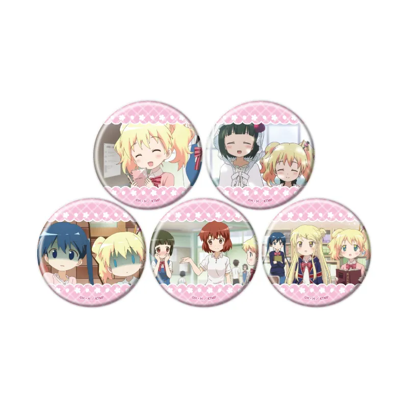 缶バッジ「きんいろモザイク」05/ブラインド(全5種)(場面写イラスト)