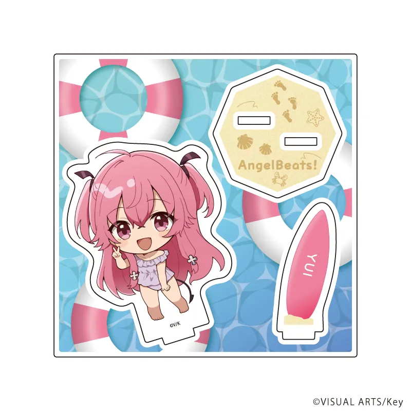 アクリルスタンドプレート「Angel Beats!＆Charlotte」12/芳岡 ユイ(ミニキャライラスト)