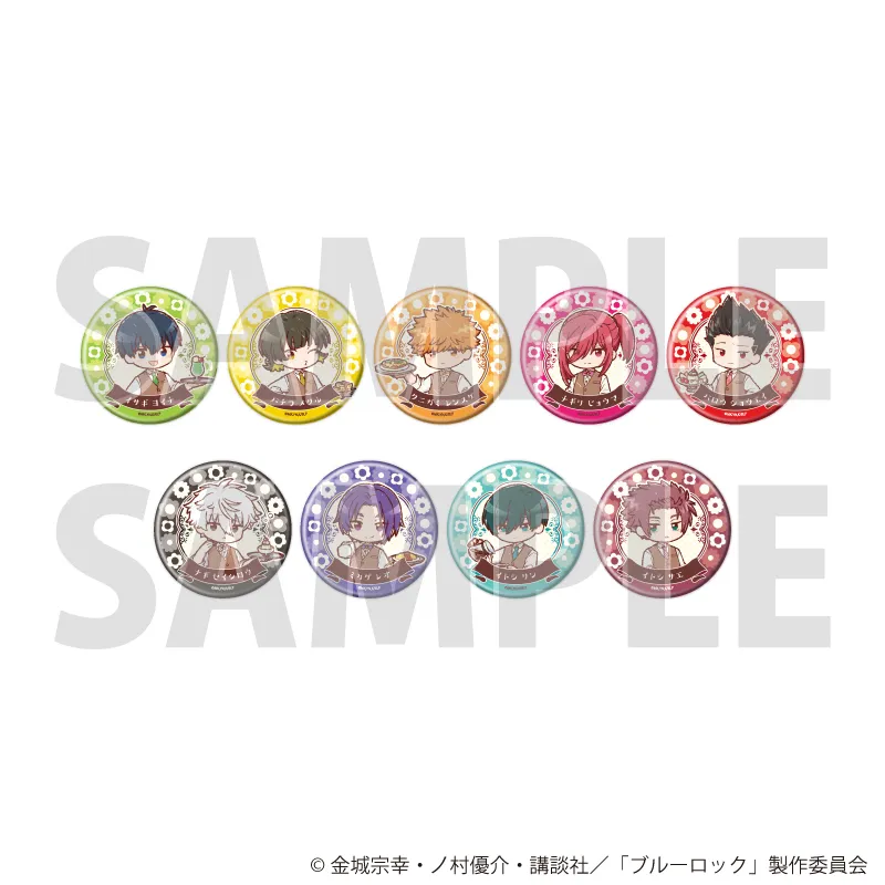 缶バッジ「TVアニメ『ブルーロック』」10/レトロカフェver. ブラインド(全9種)(グラフアートイラスト)※减数可能