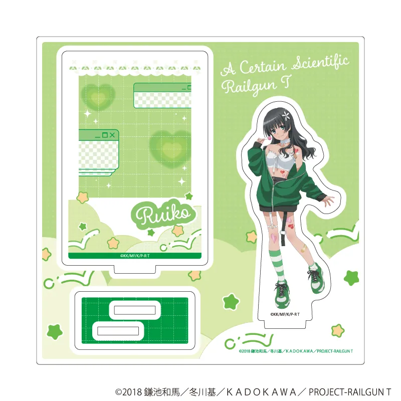 アクリルスタンドプレート「とある科学の超電磁砲Ｔ」03/佐天涙子(描き下ろしイラスト)