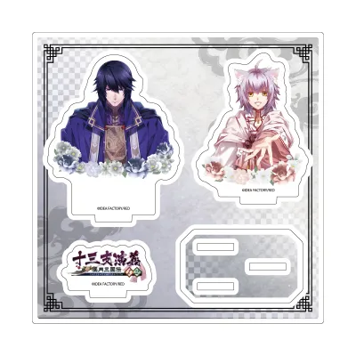 十三支演義 偃月三国伝1・2 01 劉備&曹操(公式イラスト) アクリルスタンドプレート