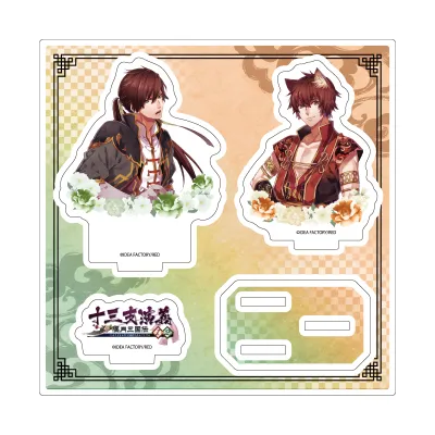 十三支演義 偃月三国伝1・2 02 張飛&趙雲(公式イラスト) アクリルスタンドプレート
