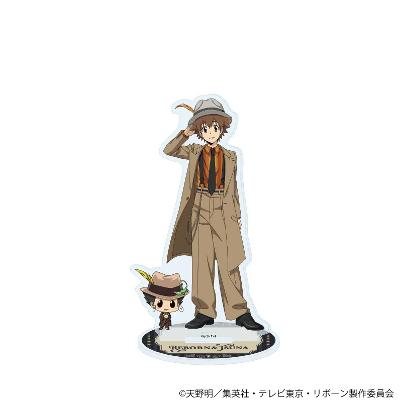 アクリルスタンド「家庭教師ヒットマンREBORN!」129/リボーン&沢田綱吉(描き下ろしイラスト)