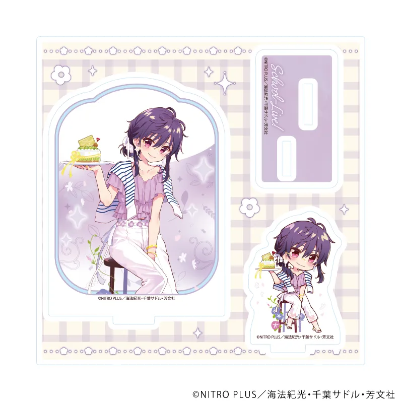 アクリルスタンドプレート「がっこうぐらし!」03/恵飛須沢胡桃A(描き下ろしイラスト)