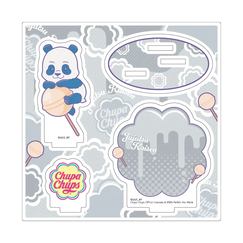 アクリルスタンドプレート「呪術廻戦×チュッパチャプス」06/パンダ(コラボイラスト)