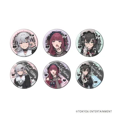 缶バッジ「TOKYO6キャラクターズ」01/ブラインド(全6種)(描き下ろしイラスト)※减数可能