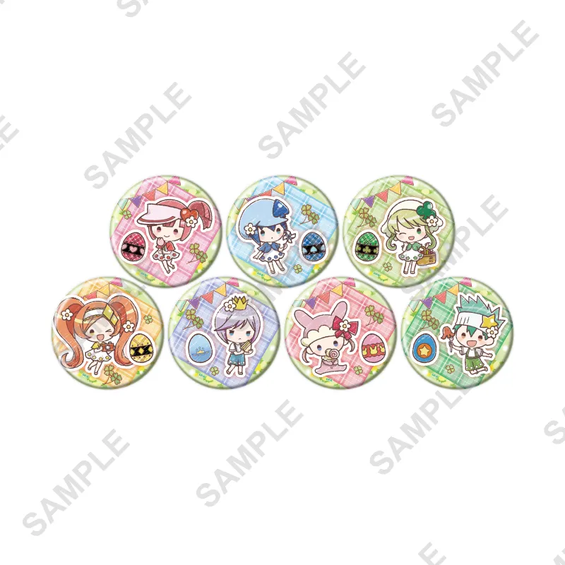 缶バッジ「しゅごキャラ!」40/ピクニックver. ブラインド(全7種)(グラフアートイラスト)