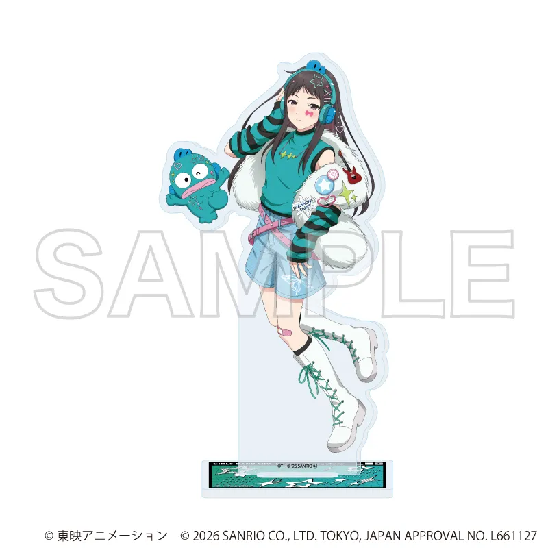 アクリルスタンド「ガールズバンドクライ×サンリオキャラクターズ」26/リン×ハンギョドン(コラボイラスト)