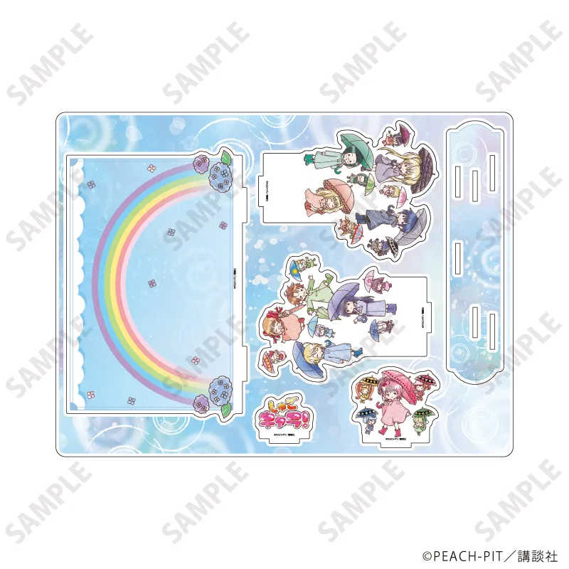 アクリルジオラマ「しゅごキャラ！」09/集合デザイン 梅雨ver.(グラフアートイラスト)※减数可能