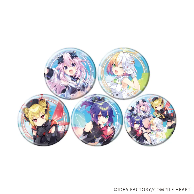缶バッジ「超次元ゲイム ネプテューヌ」01/ブラインド(全5種)(公式イラスト)