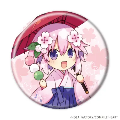 缶バッジ「超次元ゲイム ネプテューヌ」03/ネプテューヌ(桜)(公式イラスト)