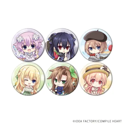 缶バッジ「超次元ゲイム ネプテューヌ」04/ブラインド(全6種)(ミニキャライラスト)