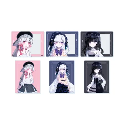 アクリルカード「魔法少女ノ魔女裁判」01/ダークガーリーファッションver. ブラインド(全6種)(描き下ろしイラスト)