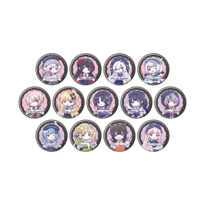 缶バッジ「魔法少女ノ魔女裁判」04/ダークガーリーファッションver. ブラインド(全13種)(グラフアートイラスト)