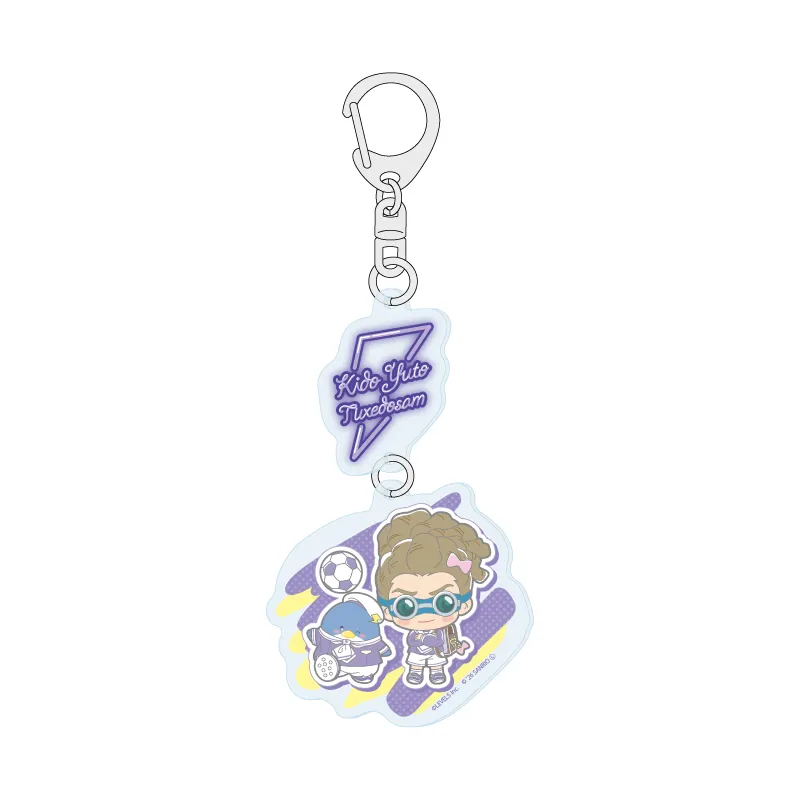 連結アクリルキーホルダー「イナズマイレブン×サンリオキャラクターズ」03/鬼道有人×タキシードサム(コラボイラスト)