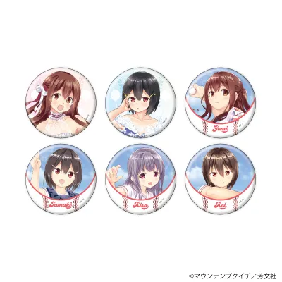 缶バッジ「球詠」01/ブラインドA(全6種)(公式&描き下ろしイラスト)