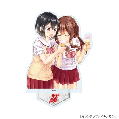 アクリルスタンド「球詠」04/武田詠深＆山崎珠姫B(公式イラスト)