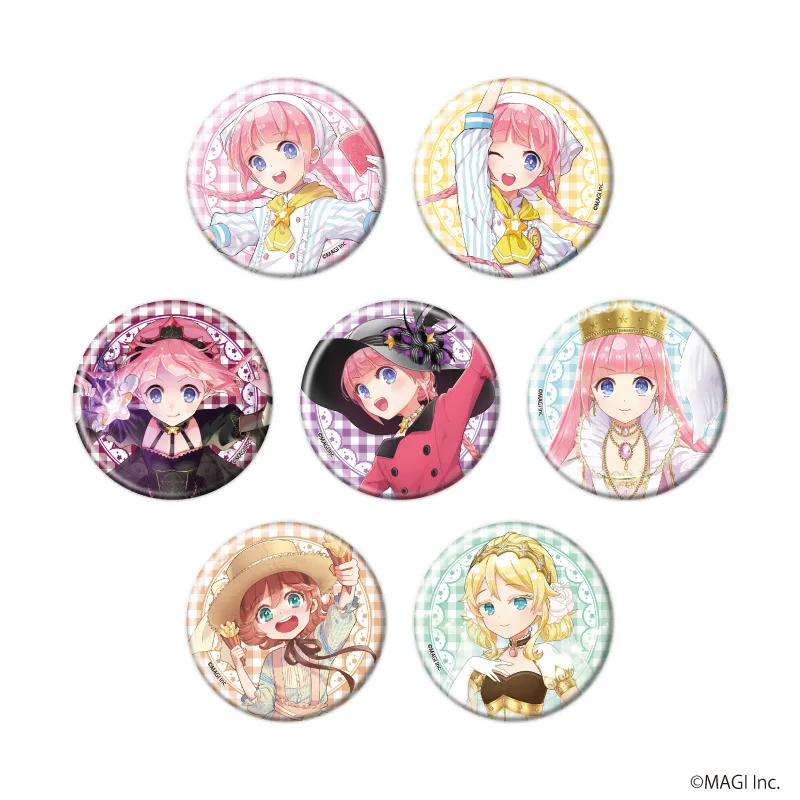 缶バッジ「まじかる☆シリーズ」02/ブラインド(全7種)(公式イラスト)※减数可能