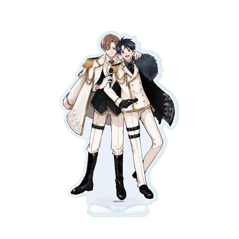 アクリルスタンド「まつお先生」01/「箱推しBLフェア～アイドルたちとのカフェタイム～」(描き下ろしイラスト)