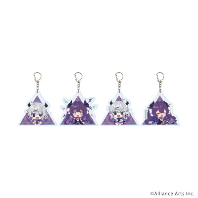 アクリルキーホルダー「ゆんゆん電波シンドローム」09/ブラインド(全4種)(ミニキャライラスト)