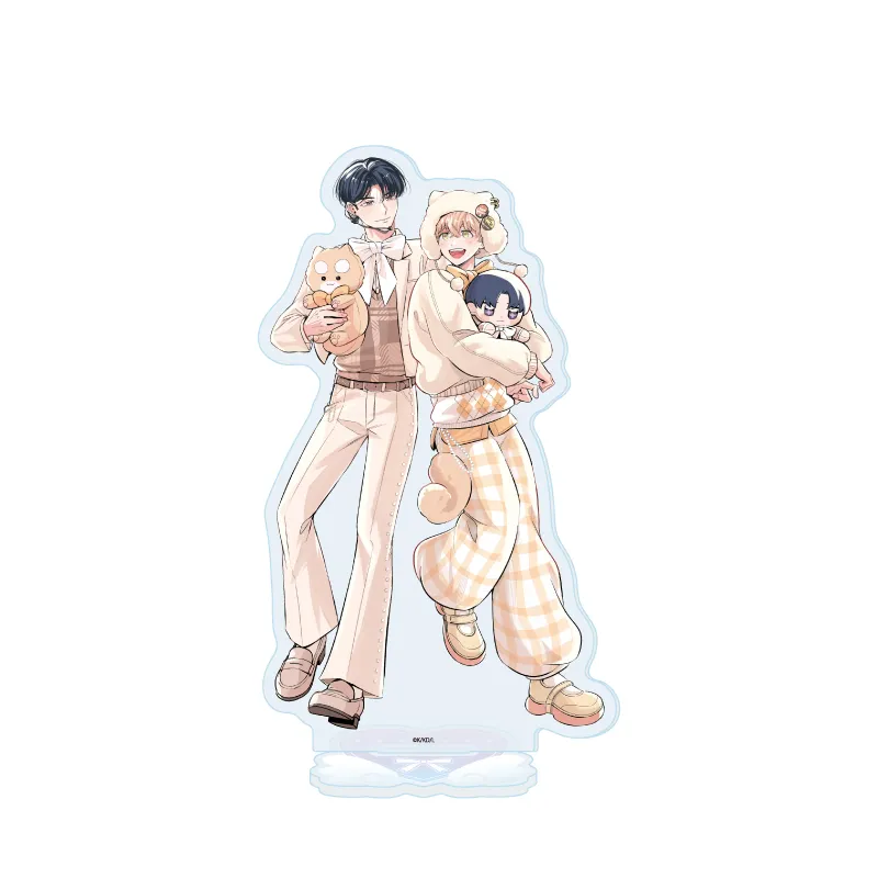 アクリルスタンド「黄助先生&伊達きよ先生」01/「箱推しBLフェア～アイドルたちとのカフェタイム～」(描き下ろしイラスト)