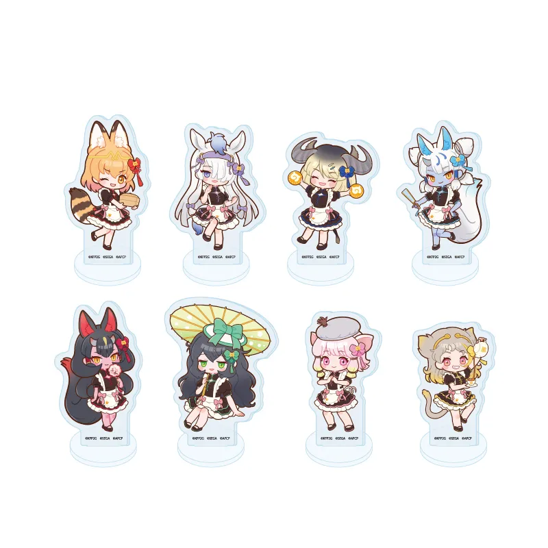 アクリルぷちスタンド「けものフレンズ3」03/チャイナメイドver. ブラインド(全8種)(POP Artイラスト)