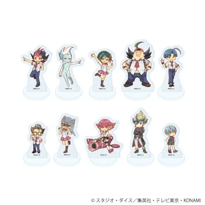 アクリルぷちスタンド「遊☆戯☆王ZEXAL」07/ブラインド(全10種)(レトロアートイラスト)