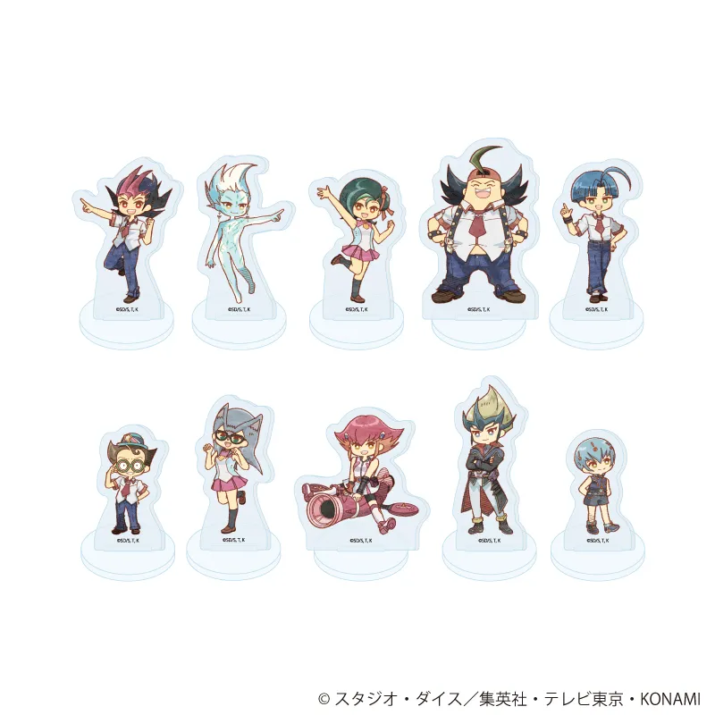 アクリルぷちスタンド「遊☆戯☆王ZEXAL」07/ブラインド(全10種)(レトロアートイラスト)
