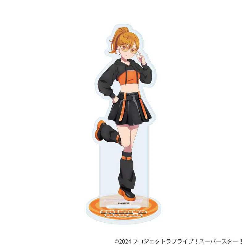 アクリルスタンド「ラブライブ！スーパースター!!」23/ロックテイストver. 澁谷かのん(描き下ろしイラスト)※减数可能