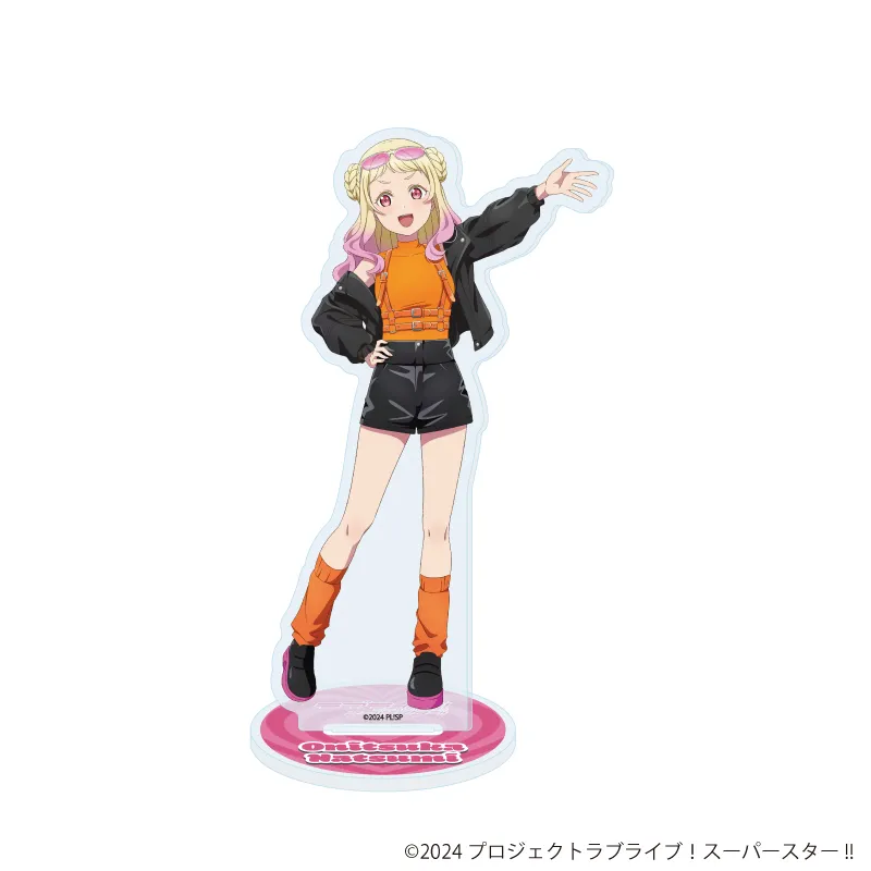 アクリルスタンド「ラブライブ！スーパースター!!」31/ロックテイストver. 鬼塚夏美(描き下ろしイラスト)※减数可能