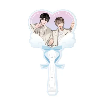 アクリルステッキ「腰オラつばめ先生」01/「箱推しBLフェア～アイドルたちとのカフェタイム～」(描き下ろしイラスト)