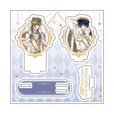 アクリルスタンドプレート「夢王国と眠れる100人の王子様」67/キャピタ&グラッド(公式イラスト)