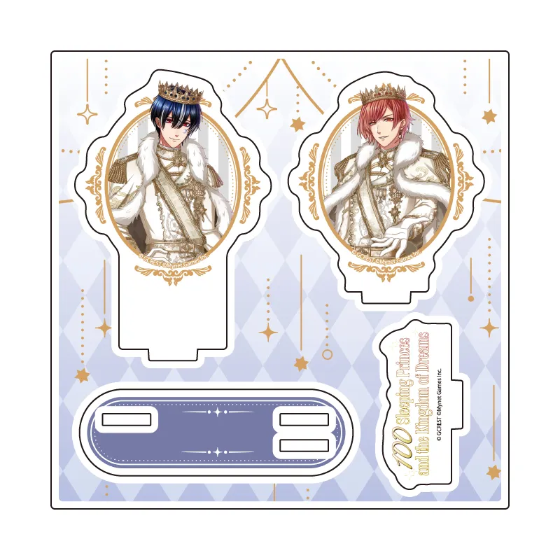 アクリルスタンドプレート「夢王国と眠れる100人の王子様」70/ネロ&ヤナギ(公式イラスト)