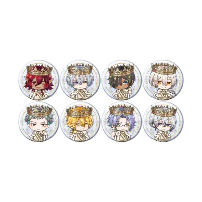 ホログラム缶バッジ(57mm)「夢王国と眠れる100人の王子様」27/ブラインド(全8種)(ミニキャライラスト)