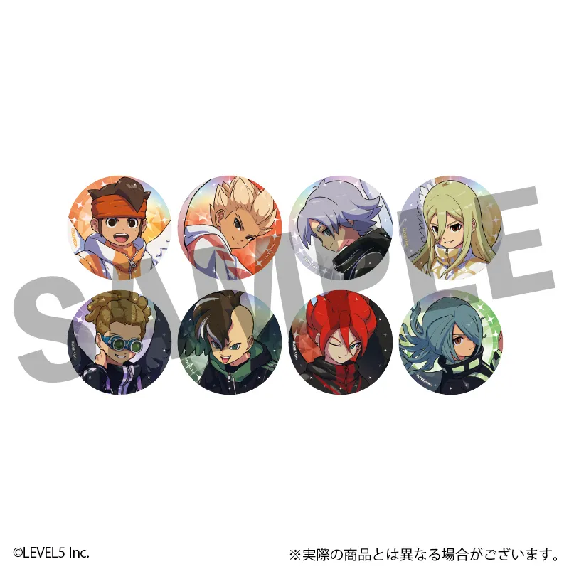 イナズマイレブン 英雄たちのヴィクトリーロード トレーディング缶バッジ 天使&悪魔ver. 全8種
