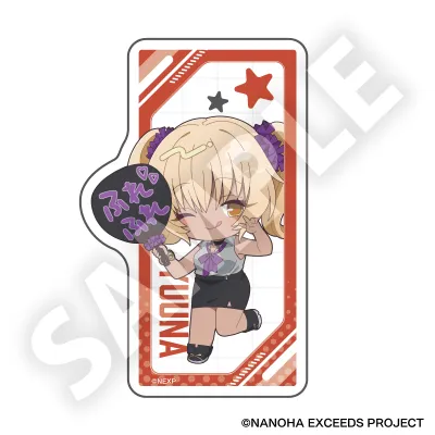 魔法少女リリカルなのは EXCEEDS Gun Blaze Vengeance フレフレンズステッカー 喜多森 ユーナ